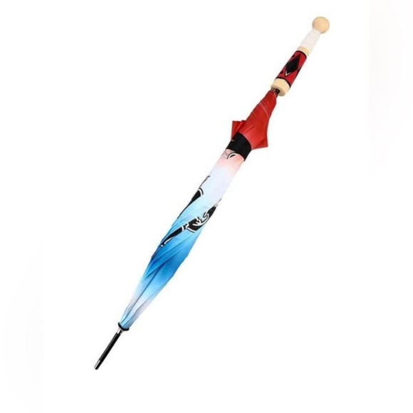DC The Suicide Squad - Harley Quinn Baseball Bat Handle Umbrella - BNWT 🤡☂️ - Picture 4 of 9